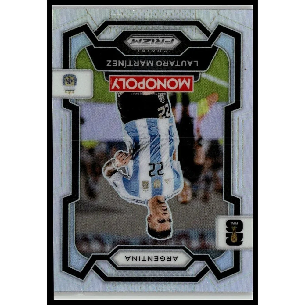 2026 Panini Prizm Monopoly FIFA Cup Lautaro Martínez #2 Argentina Silver Prizms
